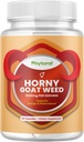 Ekstrakt Pure Horny Goat Weed z Maca Powder - Wsparcie immunologiczne - Pomaga zwiększyć napęd i wytrzymałość - Booster dla mężczyzn i kobiet Tongkat Ali Plus L- Arginina Zwiększa energię - 60 Kapsułki