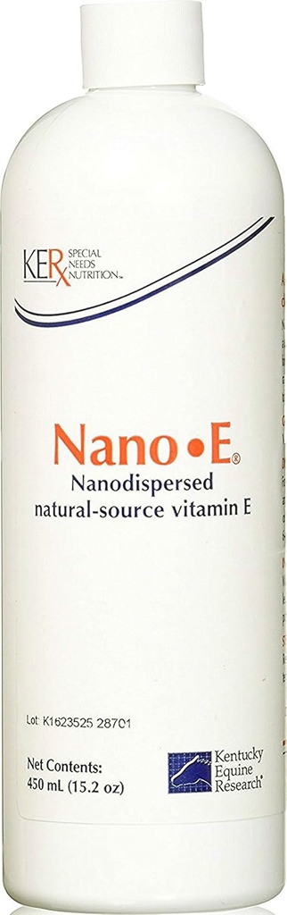 Kentucky Equine Research Nano-E: Naturalne źródło Witamina E Przeciwutleniacz dla koni, 450 ml