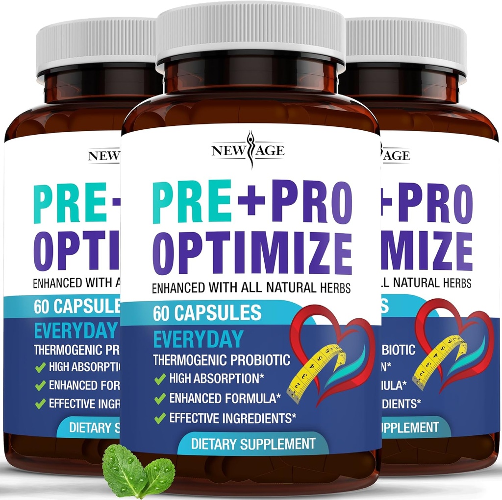 Pro Optymalizacja Probiotyki dla Kobiet, Menopauza, 70 Miliard CFU, Zdrowie trawienne - Wsparcie dla Bloating, Gorące błyski, Wspólne wsparcie, Nocne poty - Gut Health & Metabolizm - Dong Quai (180 (Pack of 3))