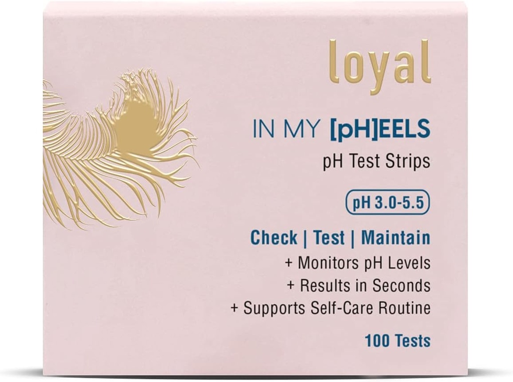 Loyal in My [PH] EELS Feminine pH Test Strips 3- 5,5 X124; Monitory pH Poziomy 124; Wyniki w sekundach 124; Wspiera Self- Care Routine (100 Testy)