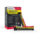 Bodi Energize Prefore Workout Powder - Beta- Alanina, Quercetin & Low- Day Formuła kofeiny dla Zwiększonej Energii i Focus, Zwiększenie energii i suplementu Endurance, Punch owoców, 20 Sticks