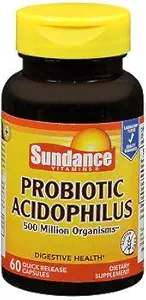 Sundance Probiotic Acidophilus szybkie uwolnienie - 60 kapsułek, opakowanie po 3