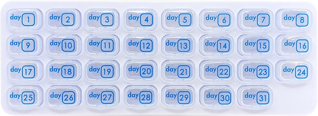 31 Dzień Miesięczny Pill Box Organizator Planer z Daily Usuwalnych Podów Medycznych, Wielka podróż Med Dispenser