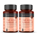 pureclinica Kwas hialuronowy 300mg x 360 tabletek (2 butelki z 180- 12 Miesiące dostaw). Potrójny kwas hialuronowy. 300% silniejsza niż jakakolwiek inna tabletka HLA.
