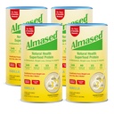 Almased Vanilla Meal Replacement Shake - Low-Glycemic High Plant Base Protein Powder- Nutritional Weight Health Support Supplement - Vanilla Flavor - 17.6 oz (1.1 Pound (4 Pack))