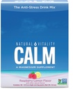 Natural Vitality Calm, Magnezu Citrate Supplement, Napoje przeciwstresowe Proszek, Gluten wolny, Wegan, & Non-GMO, Lemon malinowy, 0.12 oz, 30 Pakiety