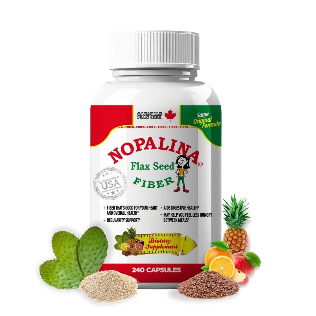 Nopalina Flax Seed Plus kapsułki 240 kapsułki