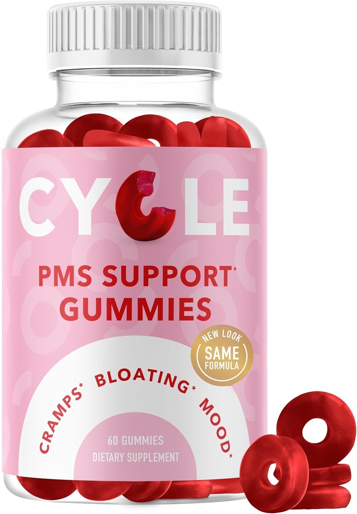 PMS Relief Gummies is 124; Hormon Balance, Bloating, Hormonal Acne & Mood Swing Support is 124; Period Support Vitamin for Women Breath 124; Vegan Gummy Supplement with Chasteberry Breath 124; Dong Quai, Żurawin, & Witamina B6