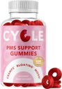 PMS Relief Gummies is 124; Hormon Balance, Bloating, Hormonal Acne & Mood Swing Support is 124; Period Support Vitamin for Women Breath 124; Vegan Gummy Supplement with Chasteberry Breath 124; Dong Quai, Żurawin, & Witamina B6