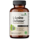 Futurebiotyki L- Lysine Defense Immune Support Complex 1500 MG Per Podawanie z witaminą C, Cynk, Liść oliwek i czosnek - Non-GMO, 90 Kapsułki wegetariańskie