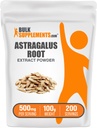 BulkSupplements.com Astragalus Extract Powder - Astragalus Root Powder, Herbal Supplement - Vegan & Gluten Free, 500mg per Serving, 100g (3.5 oz) (opakowanie po 1)