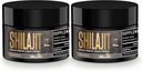 Shilajit Resin - Organic Shilajit Resin Trzeciej Strony Tested Rich w 85 + Ślad Minerałów, Gold Grade Himalayan Pure Shiljait for Energy (1 Fl Oz (Opakowanie 2))