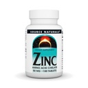 Źródło Naturals Cynk Amino Acid Chelate - 50mg - 100 tabletek