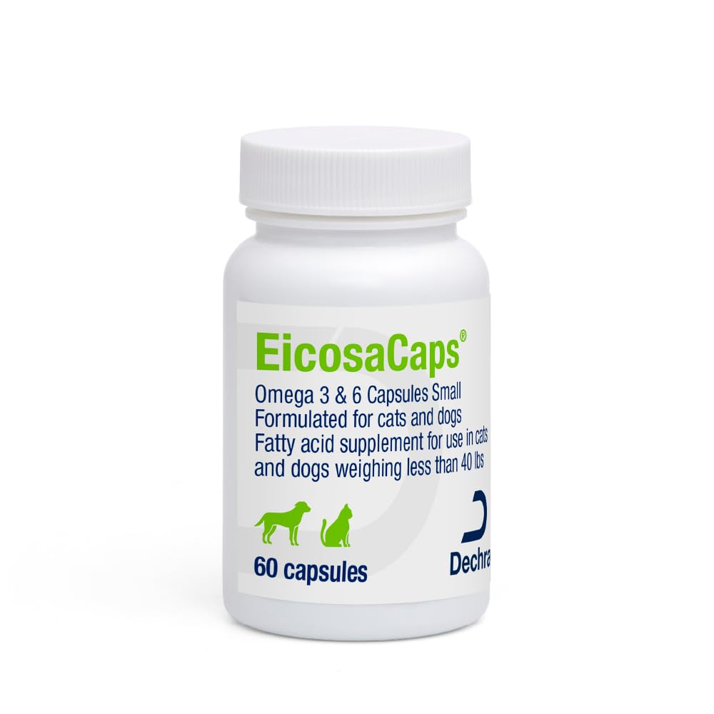 EicosaCaps ® Omega 3 & 6 kapsułki dla psów i kotów, 120
