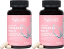 Hyland 's Easy Morning Prenatal Multivitamine and Digestive Health and Morning Dissociate Relief, 60 Vegan Capsules, z folianem, Cholina, Cynk, Ginger Root, Prebiotyki i Algae DHA (Opakowanie 2)