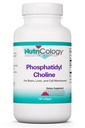 Nutricology Phosphatidyl Choline Supplement - Lecytyna Kapsułki, Enzymy trawienne na wątrobę, Tłuszcz Podtrzymywanie trawienia, Suplementy choliny na wątrobę tłuszczową, 1540mg Softgels - 100 Count