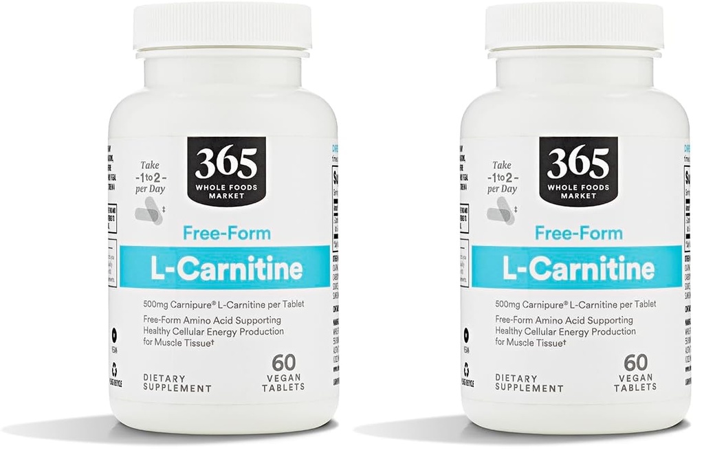 Whole Foods Market, L Carnitine 500mg, 60 ct (opakowanie po 2)