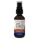 Defense Host MycoShield Throat Spray - Immune Health Support - Dietetyczny suplement do grzybów z Chaga, Reishi, Turcja Tail & More - On- The- Go Immune Support - Cynamon Flavor, 2 fl oz (142 Sługi) *