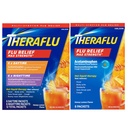 Theraflu Max Siła Daytime & Nighttime Flu Symptom Relief Honey Lemon Flavor Powder & Daytime Flu Symptom Relief Honey Lemon Powder, 6 Daytime + 6 Nighttime, & 6 Miód Lemon Flavor Powder Pakiety