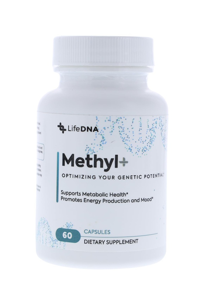 LIFEDNA Metyl + Metylfolan - Metylowany Folate Multivitamin Complex z TMG Zoptymalizowane Homocysteina, Mózg, Kardiologiczny i Neuroprzekaźnik Wsparcie