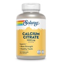 Solaray Wapnia Citrate 1000mg - Chelated Calcium Supplement - Wspiera wytrzymałość kości i zdrowe zęby - Łatwe w trawieniu - 60- Day Guarantee, Vegan - 30 Servings, 120 VegCaps