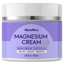 Magnezu krem do uśpienia i odchudzania mięśni: Topical Night Calming & Deep Relaxation Lotion - Restless Cramps Leg & Joint Care Lotion - Lavender 3.38 Fl. Oz.