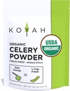 KOYAH - organiczny proszek selera USA (1 Scoop = 1 / 4 Cup Fresh): 36 Służenia, Freeze- Suszony, Świstak w proszku