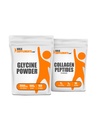 BulkSupplements Glycine 500g + Collagen Peptydes 1kg Bundle