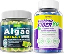 Wegańskie gumki Omega 3 1000mg + gumki prebiotyczne dla dorosłych 8g