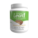Lean1 Proszek z protein zastępujących posiłek, aromat czekoladowego masła orzechowego, 15-serving tub.
