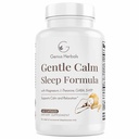 Delikatna, spokojna formuła uśpienia z magnezem, L- Theanine, Melatonina, GABA, 5- Htp 124; Pomoc uśpienia 124; Non - GMO - 60 Kapsułki