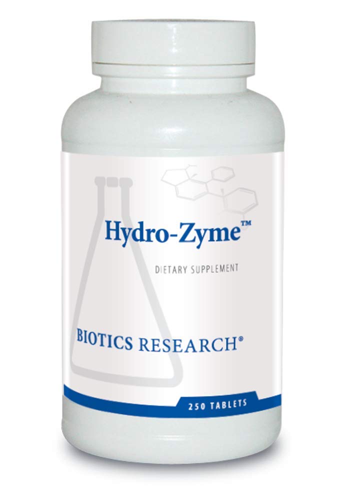 Badania nad biotyką Hydro Zyme ™ - Enzymy trawienne (Enzimas Digivas) dla kobiet i mężczyzn - Enzymy do suplementu diety zawierają Betaine HCL - wspomaga zdrowe pH żołądka i immunologiczne zdrowie - 250 Enzymy