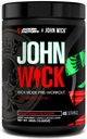 Jacked Factory X John Wick - Wick Mode Pre Workout Powder - Intensywna energia, Battle- Ready Focus, Niepowstrzymane zaangażowanie i Sheer Will - 40 Sług, Osaka Cherry Blossom