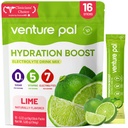 Penture Pal Sugar Free Electrolyte Puder Pakiety - Płynne codziennie IV Pakiety nawadniania 124; Electrolytes Drink Mix z 5 Witaminy i 7 Elektrolity 124; Keto Friendly 124; Non-GMO Equipment 124; Certified Vegan Equipment 124; 16 Sticks