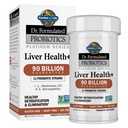 Ogród życia Dr. Probiotyka Platinum Series Liver Health + 90 Miliard CFU Gwarantowane, Jeden dzień Probiotyk dla zdrowego detoksykacji i wsparcia eliminacji, Wegan, Gluten Free, 30 Kapsułki