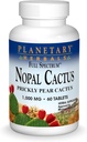 Planetarne Herbals Full Spectrum Nopal Cactus 1000mg Prtious Pear Cactus Antioksydant - 100% Natural - 60 Tablets