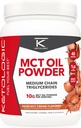 Ketological MCT Oil Powder Hazelnut Cream (1 LB) - Keto Coffee Creamer & Energy Support - 41 Służenia średniołańcuchowych Triglicerydów do Focus & Fuel