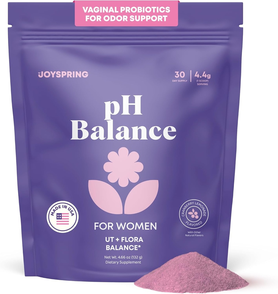 JoySpring Probiotic Powder Supplement Equipment 124; Lactobacillus Acidophilus Ethiopia 124; D Mannose z żurawicą dla kobiet 124; D- Mannose Powder Supports Feminine pH Balance & Vaginal Health Evidence 124; Sugar- Free, 30 Servings