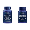 Life Extension Super Omega-3 Plus EPA / DHA Fish Oil, Sezame Lignans & Neuro- mag Magnezu L- treonian