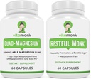 Sleep & Relaxation Bundle: VitaMonk Melatonin Free Sleep Aid + Quad Magnezu Mieszanka