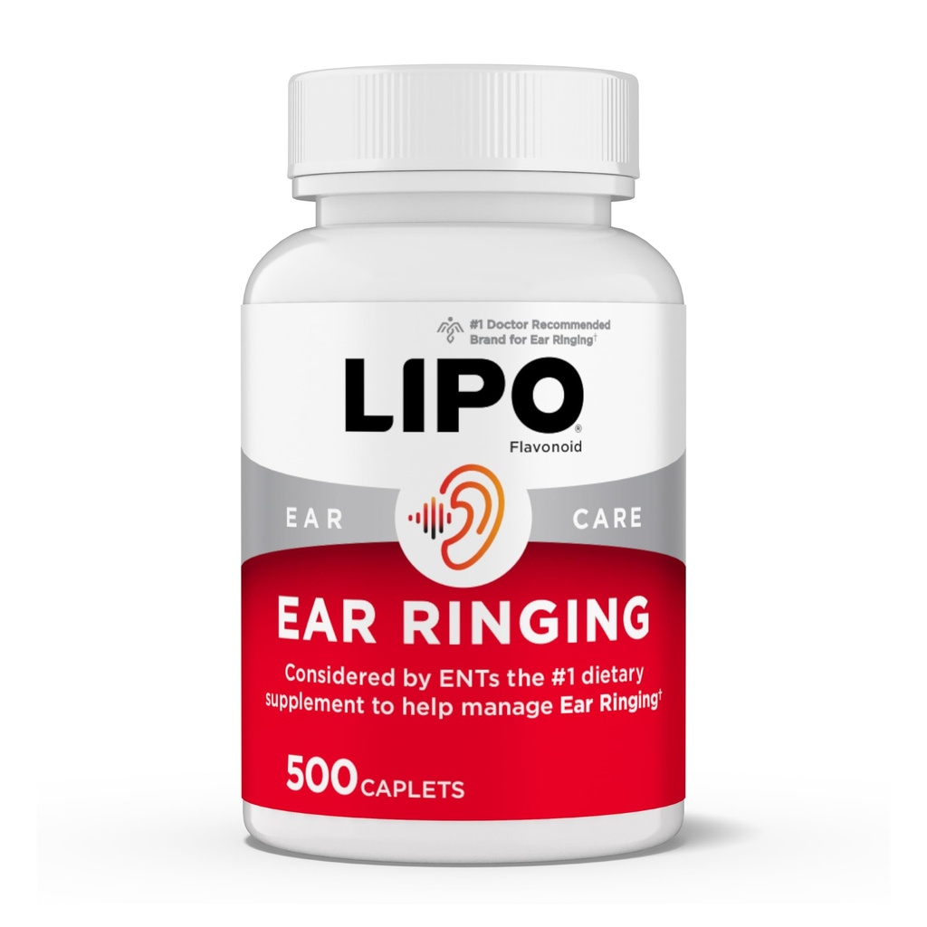 Lipo- Flavonoid Plus szum w uszach - Doktor- Zalecane dla Ringing Ears - Klinicznie - Proven Lemon Bioflavonoid Complex z witamin C, B1, B2, B6, B12, & Wapń - 500 Kapletów