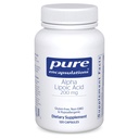 Pure Encapsulations Alpha Lipoic Acid 200 mg - 200mg ALA - Liver & Antioksydant Support * - for Nerve Health & Carb Metabolizm - Vegan & Non-GMO Supplement - 120 kapsułki