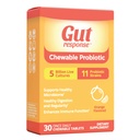 Probiotyk do żucia dla mężczyzn i kobiet, Slows Down Digestive Starzenie, Wzmacnia system immunologiczny, Non-GMO, Gluten Free & Soy Free, 5 Miliard CFU, 30 Tabletki do żucia, Flavor pomarańczowy