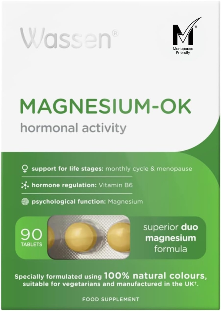 Magnez OK Witaminy i minerały dla kobiet w cyklu miesięcznym 90 tabletek