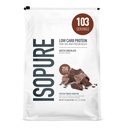 Izopura Niski węglowodór 100% Czysty ser izolat w proszku, Laktoza wolna, Gluten wolny, Witaminy, Czekolada holenderska, 25 g białka na podawanie, 7.5 Lbs, 103 Służenie (Packaging May Vary)