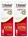 MediNatura T- Relief Extra Force Cream Arnica + 12 Natural Relieving Actives for Back Pain Joint Soolness Muscle Aches & Stiffness, Whole Body Szybkie działanie ulgi dla kobiet i mężczyzn - 3 oz (2 opakowania)