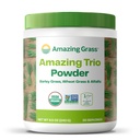 Niesamowita trawa zieleń Trio: zieleń proszek z Wheatgrass, Alfalfa, & Barley trawy, bogate źródło chlorofilu, 30 Sługi