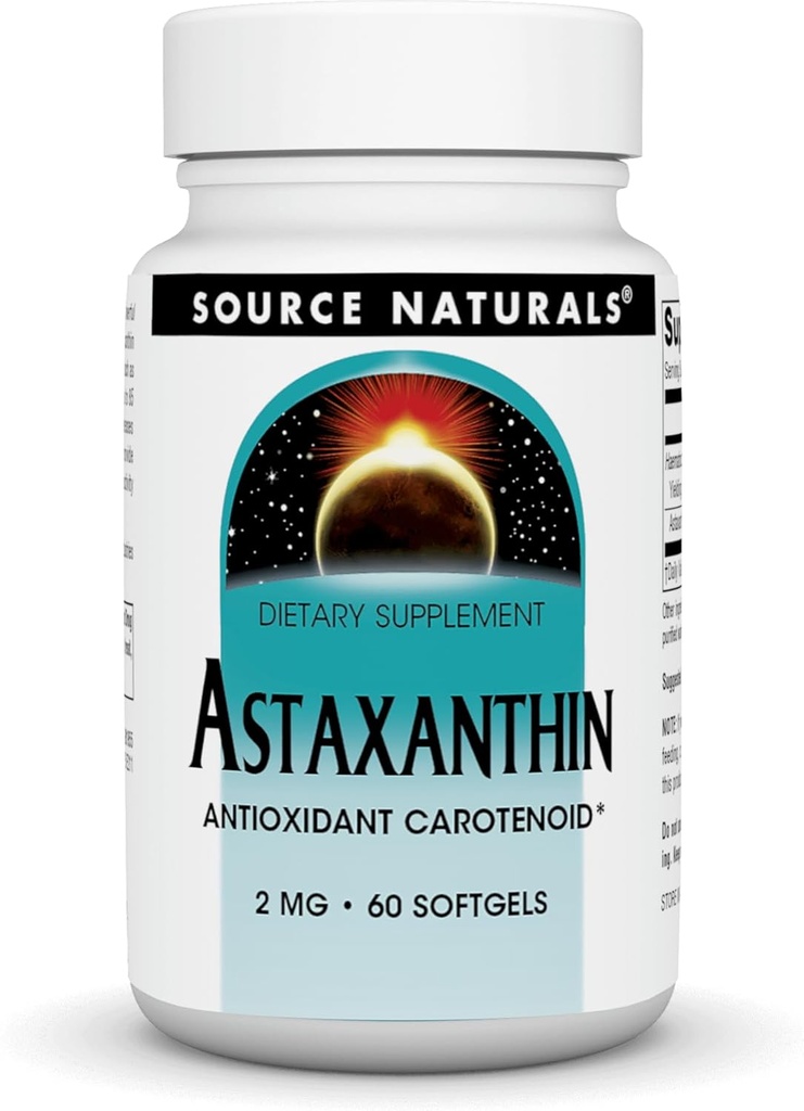 SOURCE NATURALNY Astaksantyna 2 Mg miękki żel, 60 Hrabia