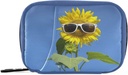 Śmieszne Sunflower Pill Box 7 dzień Pill Case Travel Pill Organizer Bag z Zipper Portable Weekly Case My Pills Case Compact Rozmiar dla posiadacza suplementu witaminy