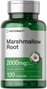 Horbäach Marshmallow Korzeń Kapsułki 124; 2000mg 124; 120 Hrabia 124; Non- GMO & Gluten wolny 124; Tradycyjny Herb Extract